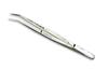 HURON Precision Tweezers, Curved FINE Point, 6 in view 1