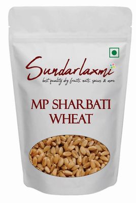 SundarLaxmi MP Sharbati Wheat Fresh from Farms - 15kg | Gehu | Sortex Clean