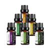 6 Piece Aromatherapy 10ml Each Essential Oil Set Organic 100% Pure Essential Oil Kit for Spa-massage diffusers cosmetic candle making 10ML Each view 3