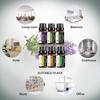 6 Piece Aromatherapy 10ml Each Essential Oil Set Organic 100% Pure Essential Oil Kit for Spa-massage diffusers cosmetic candle making 10ML Each view 4