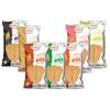 Maniarr's Plain Slim Bites Khakhra Street Food 7 Flavors (Combo Pack of 8), 420 Grams Wheat Khakhara, Healthy & Crispy, 100% Natural Ingredient, Low Carb Snack view 1