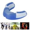Mouth Guard, Fix Teeth Non Toxic Mouth Guard Protect Cheeks Protect Tongue Outer Shock Absorbing Frame EVA Athletic Mouth Guards for Boxing for Football(Blue and white) view 3