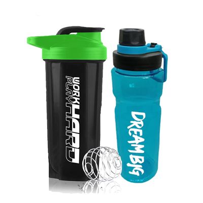 Amazing Quality of Combo Gym Shaker and Sipper Bottle|Protein Shaker Bottle|Shaker Bottle 700 ml (Green)