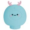 Hot Water Bottle, Silicone Mini Hot Water Bag Hand Warmer Water Injection Bottle Small Hot Water Bag Cartoon Microwave Heating Hotwaterbottle for Hiking Camping Outdoor(One-Blue) view 1