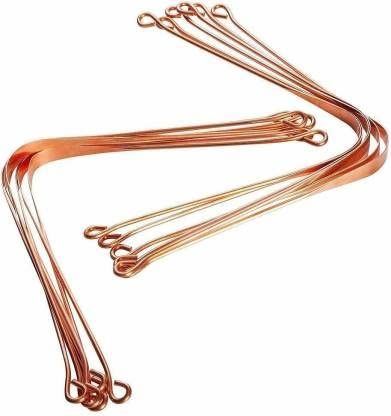 ABNExports Pure Copper Handmade Toungcleaner Pack Of 12