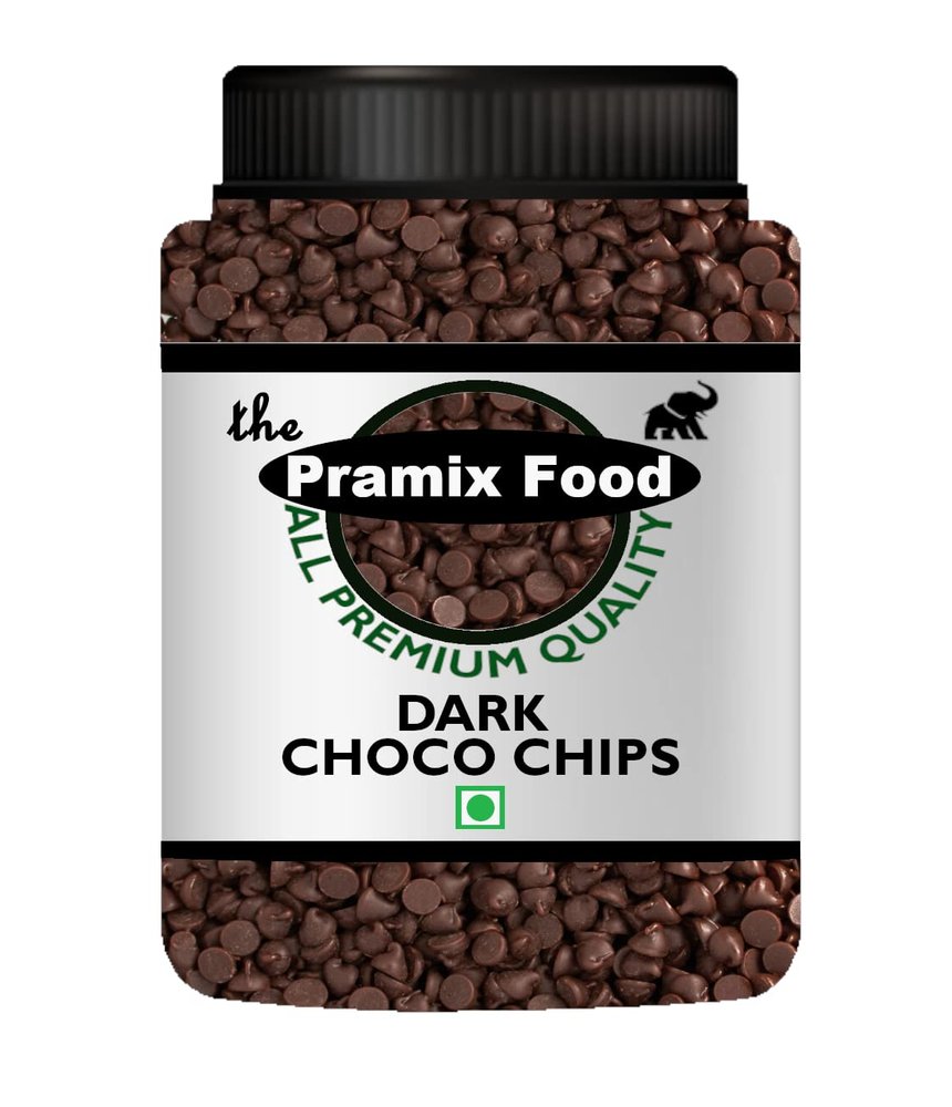 Pramix Dark Chocolate Mini Choco-Chips Baking Ingredient, Topping and Decoration Candy for Ice Cream, Desserts and Baked Goods (500gm)