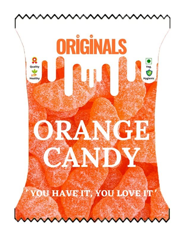 Originals Orange Candy | Narangee Toffee | Flavoured Orange Candy | 200 Grams