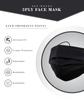 Acuron 3 Ply Non Filter Ear Loop Style Unisex Face Mask With Built-in Nose Pin | Soft Non-Woven Meltblown Layer Fabric Surgical Masks with Adjustable Nose Pin (Black, Pack of 100) view 4