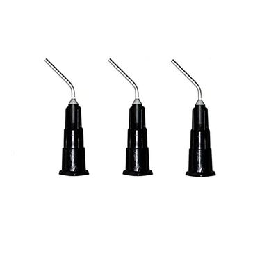 NMD NEXUS MEDODENT Dental Pre Bent Tips Black(Pack Of 100Pcs)