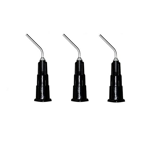 NMD NEXUS MEDODENT Dental Pre Bent Tips Black(Pack Of 100Pcs)