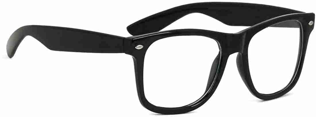 Zaveri Optic Blue Ray Blue Block UV Protection Glasses For Men Women Zero Power Lens Eyeprotection Antiglare Protection EYE Strain Reduce Wayfarer Frames Full Black