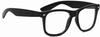 Zaveri Optic Blue Ray Blue Block UV Protection Glasses For Men Women Zero Power Lens Eyeprotection Antiglare Protection EYE Strain Reduce Wayfarer Frames Full Black view 1
