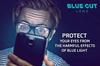 Zaveri Optic Blue Ray Blue Block UV Protection Glasses For Men Women Zero Power Lens Eyeprotection Antiglare Protection EYE Strain Reduce Wayfarer Frames Full Black view 4