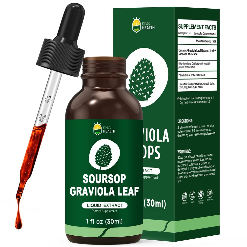 KingHealth Graviola Extract - 1 Fl Oz