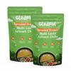 Gladful Spinach Protein Sprouted lentils & millets Instant Chilla - Dosa Mix, Natural healthy protein & fiber-rich food for kids and families, 200 g (Pack of 2) view 1