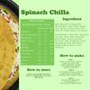 Gladful Spinach Protein Sprouted lentils & millets Instant Chilla - Dosa Mix, Natural healthy protein & fiber-rich food for kids and families, 200 g (Pack of 2) view 2