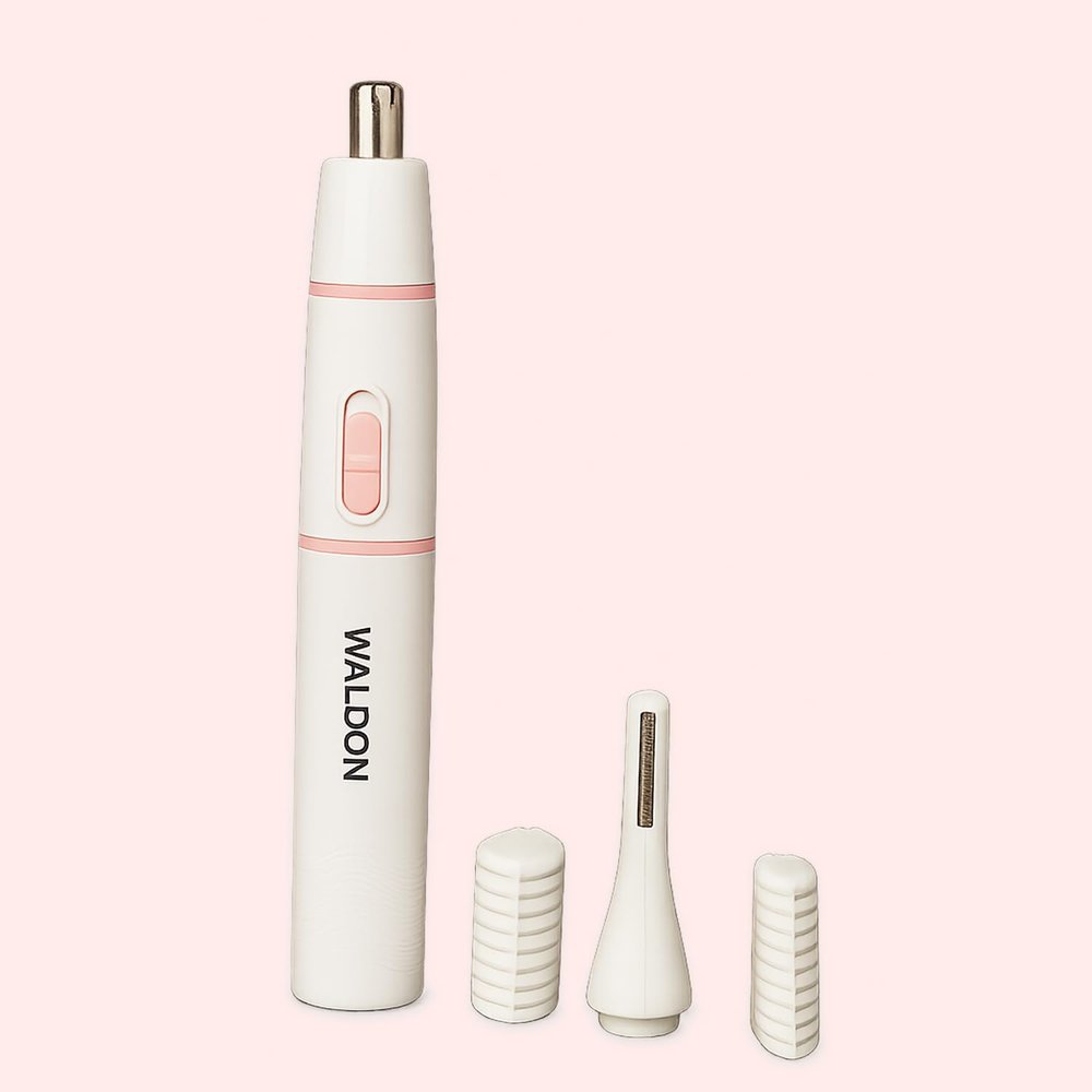 Waldon ES-520 Cordless Nose Trimmer Unisex Suitable for Ear and Eyebrow,Stainless Steel Washable Blade