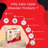 SAHU GAJAK BHANDAR Gajjak Biscuit and Kutema Gajak Combo 800 Gram (500g Gajjak & 300g Tilkut view 4