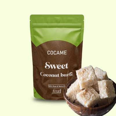 COCAME Pure natural jaggery coconut burfi/saweet coconut jaggery burfi - 250 grms