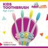 Adore Basics Kids Toothbrush with Soft Bristles and Safety Case Extra Soft Toothbrush (Pack Of 4,Multicolors)) (Teddy) view 3