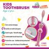 Adore Basics Kids Toothbrush with Soft Bristles and Safety Case Extra Soft Toothbrush (Pack Of 4,Multicolors)) (Rabbit) view 2