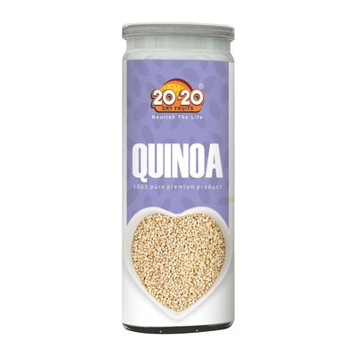 20-20 Dry Fruits Raw Quinoa for Eating 200g Jar |Healthy Super food | High in Protein, Fibre and Iron Diet Snacks