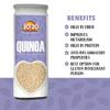 20-20 Dry Fruits Raw Quinoa for Eating 200g Jar |Healthy Super food | High in Protein, Fibre and Iron Diet Snacks view 2