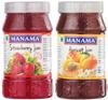 Manama Strawberry Fruit Jam and Apricot Fruit Jam, 500GMS Each, Pack of 2 view 1