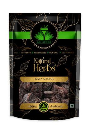 SAI HERBS Kala Namak - Black Salt - Kala Namak Sabut - Pure & Natural (5 KGS)