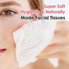 Feather's Facial Dry Tissue Super Soft & Super Absorbent Paper 2 Ply Pure Tree Pulp Made of Virgin Paper Biodegradable Face Tissue Wipes with 100 Pulls (Pack of 1, Random Color Box) view 2