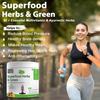 SheNeed Superfood Greens & Herbs with 42+ Vitamins & Minerals-Better Digestion & Detox - 300gm view 2