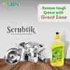 Scrubtik Liquid Dishwash Gel - 500ml, Lemon Dish Cleaning Gel, Detergent Liquid for Tough Utensils view 3