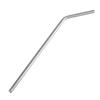 Naivete Stainless Steel Drinking Straws, Medium, Silver Colour, (2 Straight+2 Bent+1 Brush) view 2
