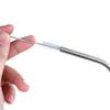 Naivete Stainless Steel Drinking Straws, Medium, Silver Colour, (2 Straight+2 Bent+1 Brush) view 3