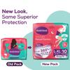 Evereve Period Panty For Girls & Women, (L-XL), 2x10 Pcs, 360 Degree Coverage, 0% Leaks, High Absorbency For Heavy Flow, Maternity Delivery Pads, Postpartum & Overnight Protection, Disposable Panty view 2