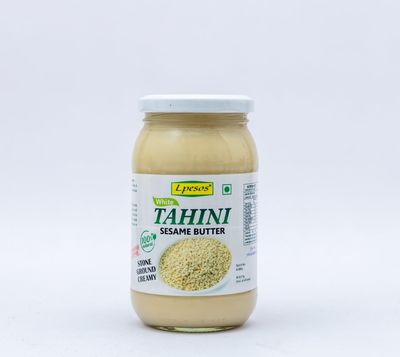 LPESOS Natural White Tahini Sesame Seed Butter 100% Natural Keto Friendly 200Gms