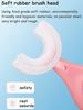 Diniva Pack of 2 U Shaped Toothbrush for Kids Manual Whitening Toothbrush Silicone Brush Head for Kids Children Infant Toothbrush For 2-6 Years Mouth-Cleaning (Multicolor) view 4
