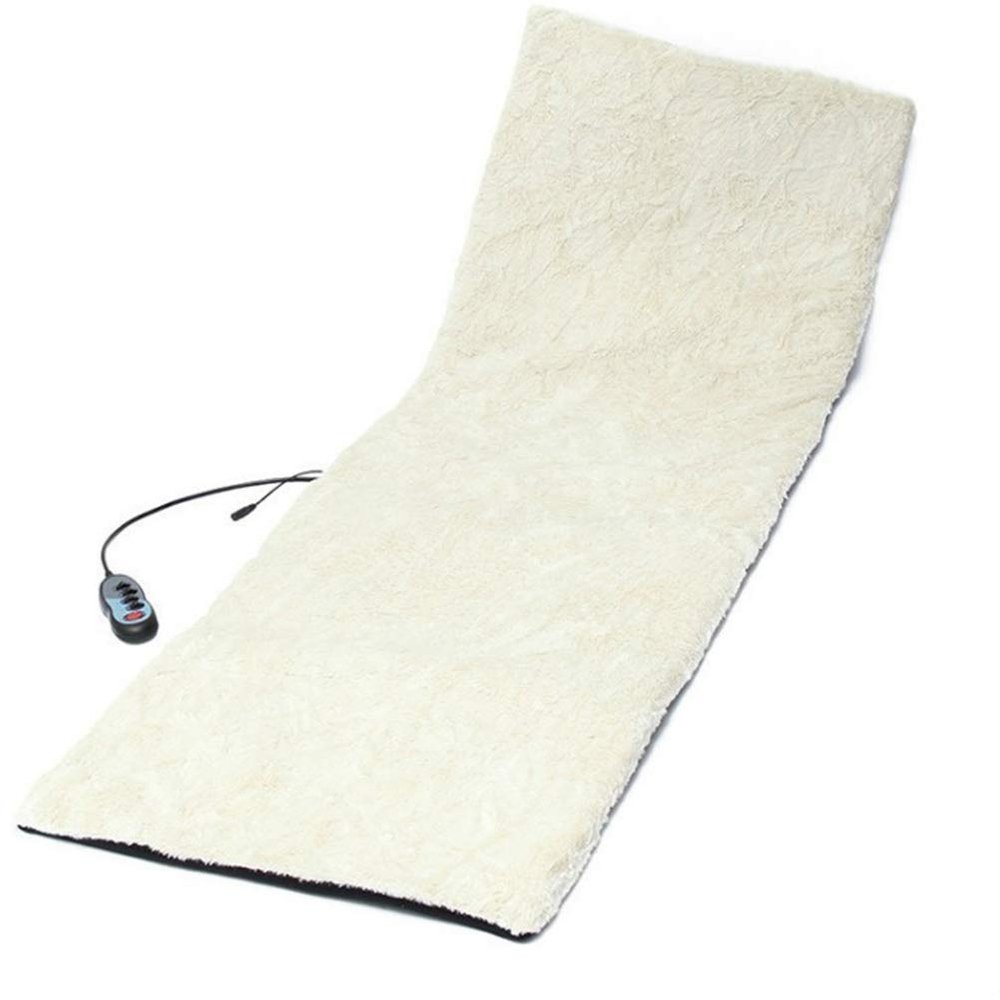 Massage Bed With Heat Massaging Mattress Sleep Beauty Spa Heating Vibrating Head Neck Leg Massager Bed Cushion Massage With Remote Control Full Body Massage,DC Power