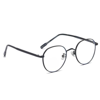 Vast Blue Cut Computer Glasses for Eye Protection | Zero Power, Anti Glare & Blue Light Filter Glasses | UV Protection Specs for Men & Women |Metal Frames & CR39 Blue Cut Lens (Blue)