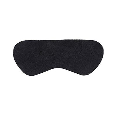 Ubersweet 1Pair Foot Care Leather Heel Grips Liner Cushions(Black)