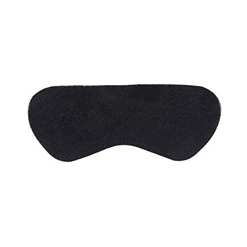 Ubersweet 1Pair Foot Care Leather Heel Grips Liner Cushions(Black)