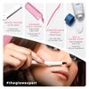 LetsShave Evior Reusable Facial Razor for Women - Pack of 3 + 1 Transparent Shave Gel 15ml | Skin-Safe Pen Razors | for Eyebrows, Upper Lips, Chin & Sideburns | 150 Days of Dermaplaning view 3