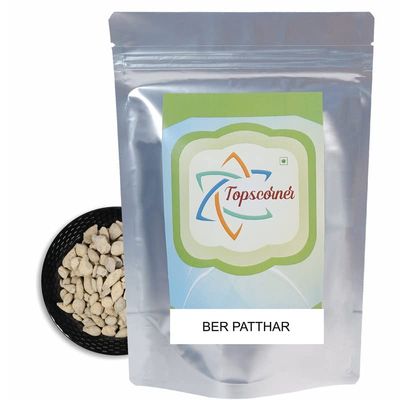 Topscorner Ber Patthar Fossil Encrinite, 400 Grams Pack