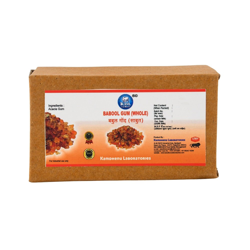 Kamdhenu Laboratories Babool Gum Sabut | Acacia Arabica Gum Whole | 100% Natural | Chemical Free | 400g, Pack of 1 For Traditional Indian Wellness Routines
