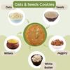 Ancient Roots Combo of Jeera Cookies & Oats & Seeds Cookies - 150g of Each (Pack 2) / Delicious Biscuits (16-18 Pcs) / For Healthy Snacks / Breakfast, Best Paired with Tea & Coffee, No Maida, No Sugar, No Palm Oil view 3