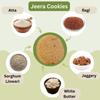 Ancient Roots Combo of Jeera Cookies & Almond Cookies - 150g of Each (Pack 2) / Delicious Biscuits (16-18 Pcs) / For Healthy Snacks/Breakfast, Best Paired with Tea & Coffee, No Maida, No Sugar, No Palm Oil view 4