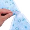 4 Types Adult Bib, High Temperature Resistance Waterproof Bib, for Adult The Elderly(Flower Blue) view 1