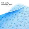 4 Types Adult Bib, High Temperature Resistance Waterproof Bib, for Adult The Elderly(Flower Blue) view 3