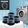 Anti Vibration Pads for Washing Machine, Non-slip Rubber Foot Pads, Anti-Walk Silent Pads, Adjustable Height Ideal for Vibration Reduction and Shock Absorber (Height 6.5cm) view 2