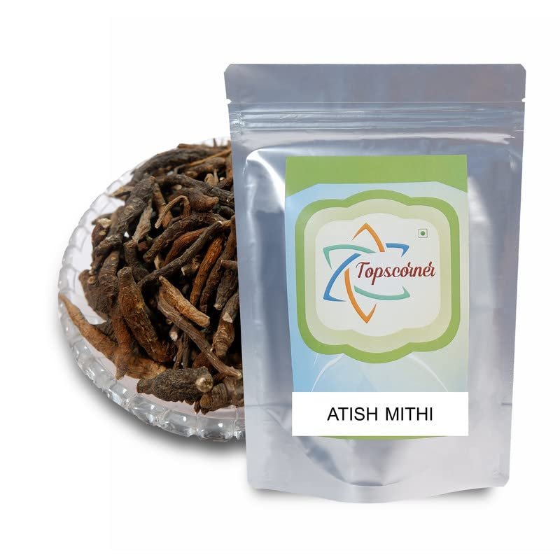 Topscorner Atish Sweet Aconitum Palmatum, 100 Grams Pack